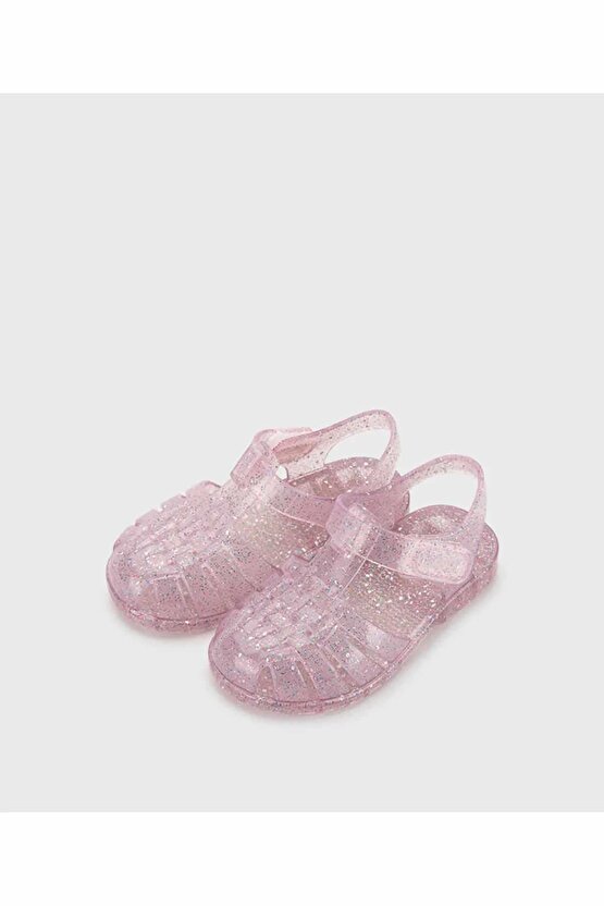 Clasica Cristal Çocuk Sandalet Ayakkabı S10329-385Rosa