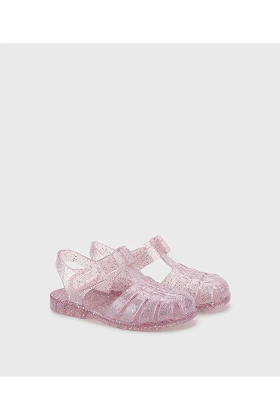 Clasica Cristal Çocuk Sandalet Ayakkabı S10329-385Rosa
