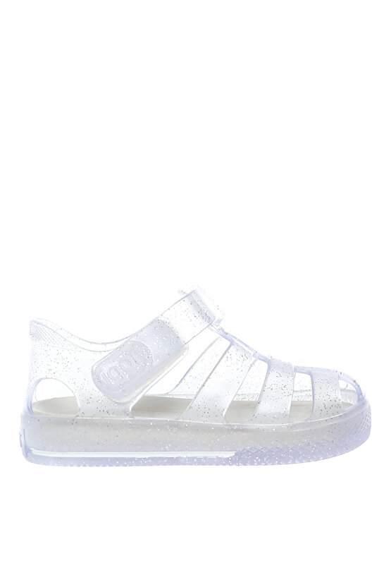 Beyaz Bebek Sandalet S10265 STAR GLITTER