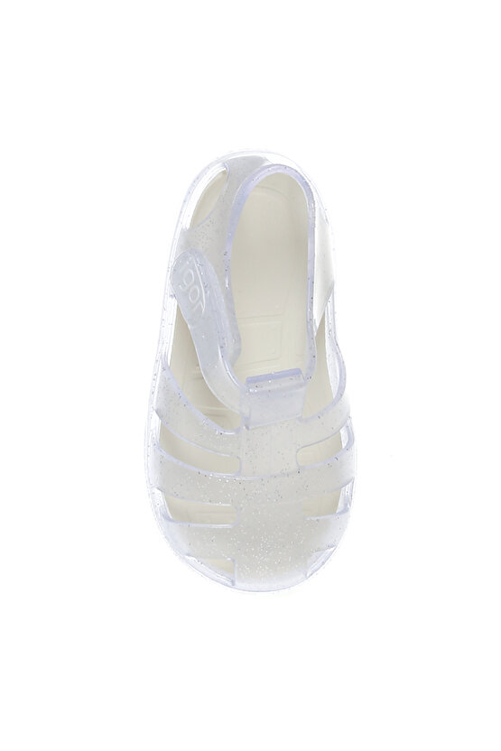 Beyaz Bebek Sandalet S10265 STAR GLITTER