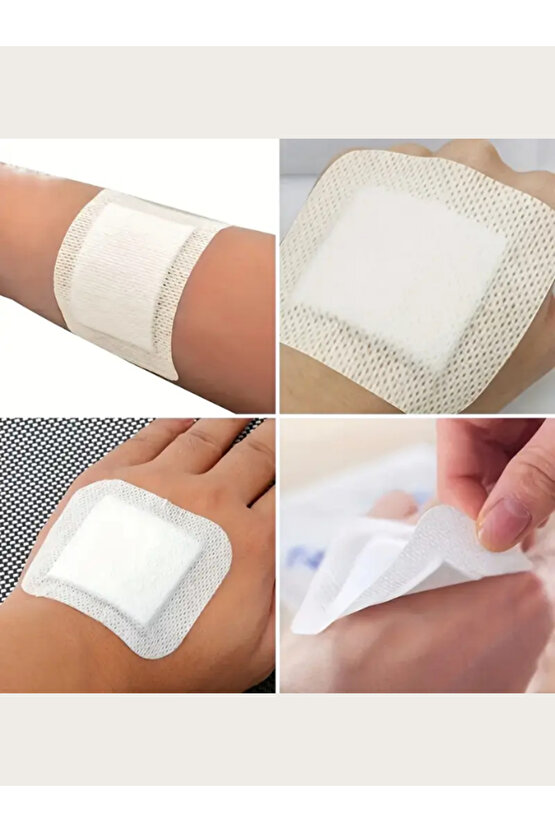Nonwoven Steril Pedli Esnek Yara Örtüsü 9cm X 10cm Tekli Steril Paket 25li Kutu