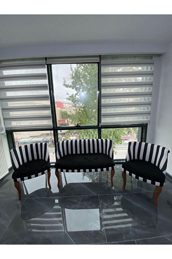 Zebra Çay Seti Koltuk Takımı Balkon&ofis