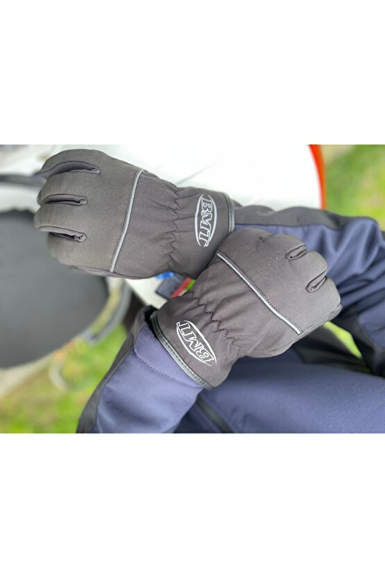 Prosev  Su Rüzgar Geçirmez Kışlık Motorcu Eldiven Telefon Dokunmatik Özellikli Kışlık Eldiven