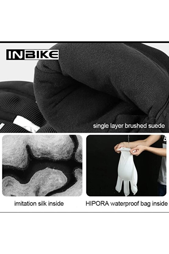 Prosev  Su Rüzgar Geçirmez Kışlık Motorcu Eldiven Telefon Dokunmatik Özellikli Kışlık Eldiven