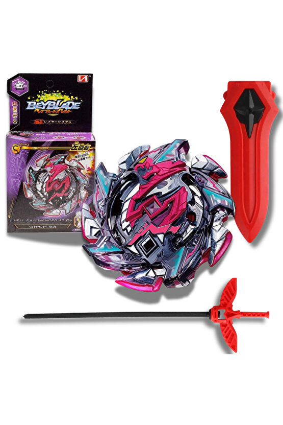 BURST B-113 Burst Booster Hell Salamander 12 Operate 12.op BEYBLADE B113(CIFT_YONLU_FIRLATICI)