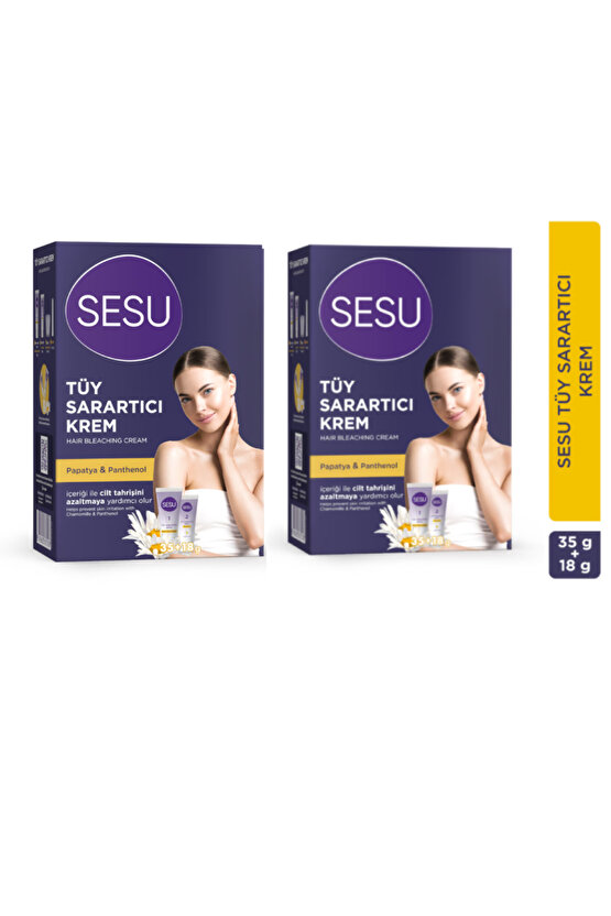 Tüy Sarartıcı Krem 35 Ml x2 Adet