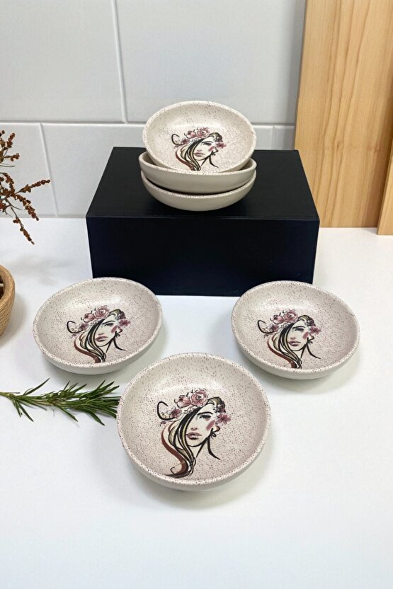 Beauty 13cm Kahvaltılık  Çerezlik 6 Adet Çeyizlik