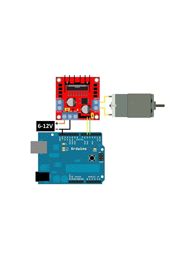 L298n Dual Motor Sürücü Modül