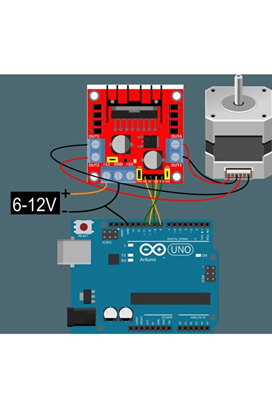 L298n Dual Motor Sürücü Modül