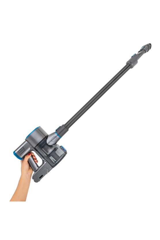 Inovator X Plus 7286 Dikey Şarjlı Kablosuz Süpürge Antrasit Blue