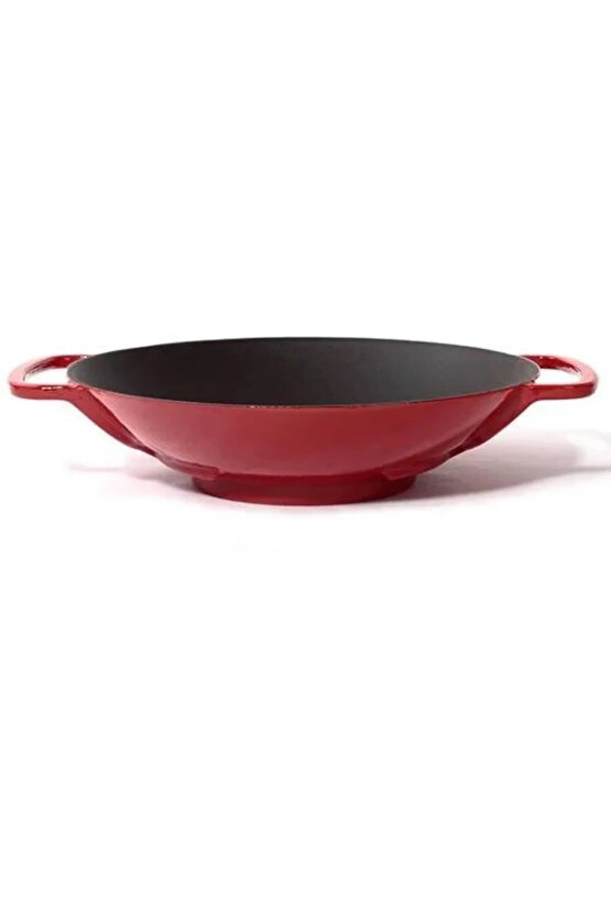 Demir Döküm Wok Tava 28 Cm
