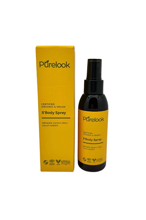 S,Body Organik Sertifikalı 125 ml Tüm Vücut Spreyi
