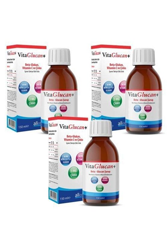 Vitaglucan Şurup 150 ml 3 Adet