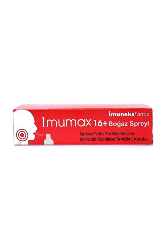 Imumax 16+ Boğaz Spreyi 30 Ml Yetişkin