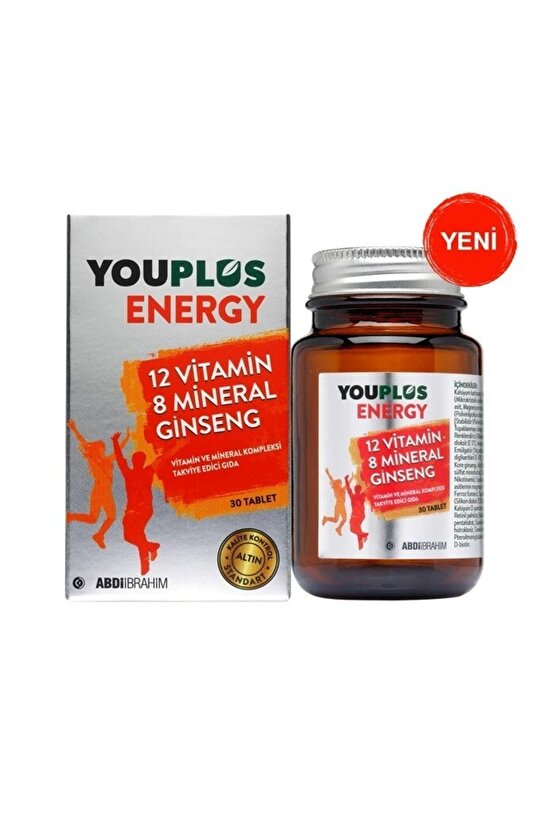 Youplus Energy 30 Tablet - İkincisi %50