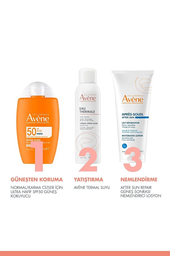 Ultra Fluid Invisible SPF50 Normal ve Karma Ciltler İçin Güneş Kremi 50 ml