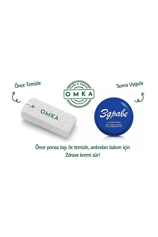 Ekonomik Ponza Taşı & Bulgaristan Onarıcı Krem İkili Set | Pürüzsüz ve Sağlıklı Cilt
