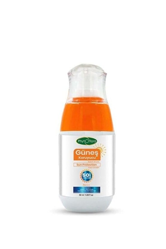 PhytoFlora Yağlı ve Lekeli Ciltler İçin Spf 50+ Güneş Kremi - 50ml