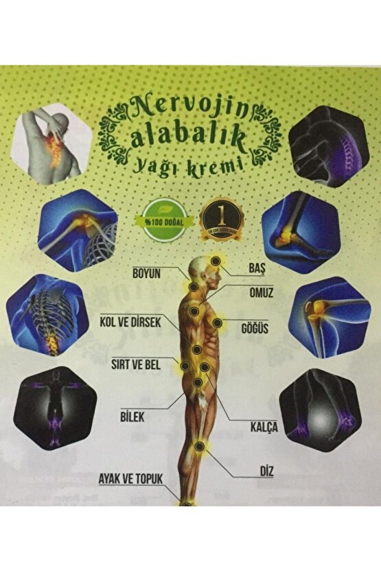 3adet Nervojin Alabalık Yağı Kremi 100ml
