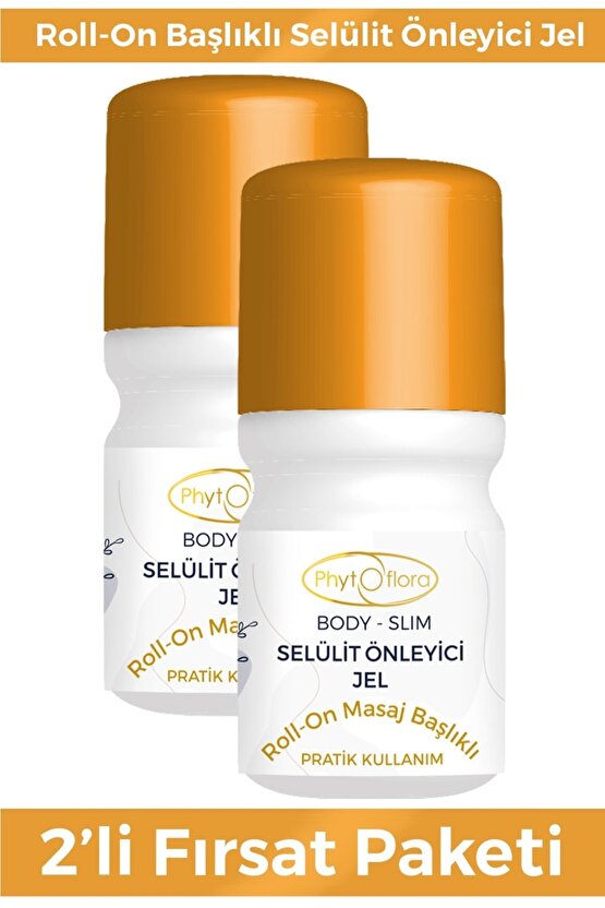 2 Adet Roll-on Masaj Başlıklı Selülit Ve Çatlak Jeli