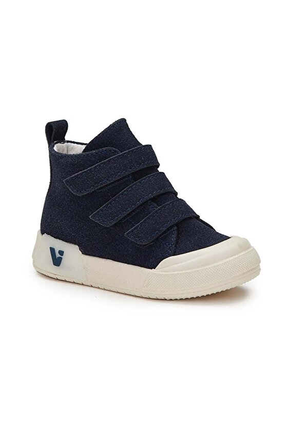 Naru Işıklı Keten Boğazlı Ortopedik Çocuk Spor Ayakkabı LACİVERT
