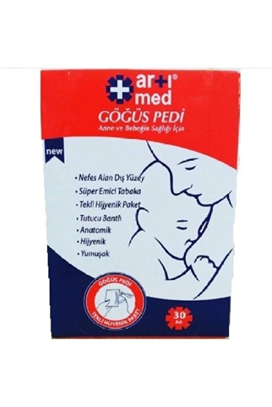 Artımed Gögüs Pedi 30,lu