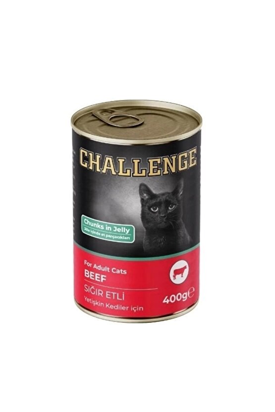Challenge Sığır Etli Yetişkin Konserve Kedi Maması 400 Gr