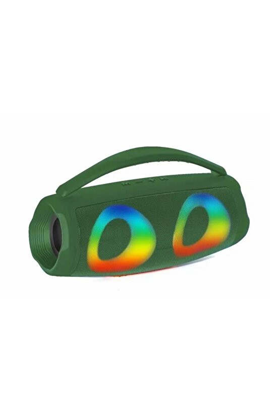B20 BLUETOOTH SPEAKER ŞARJLI TAŞINABİLİR LED IŞIKLI KABLOSUZ HOPARLÖR SD KART USB AUX GİRİŞLİ