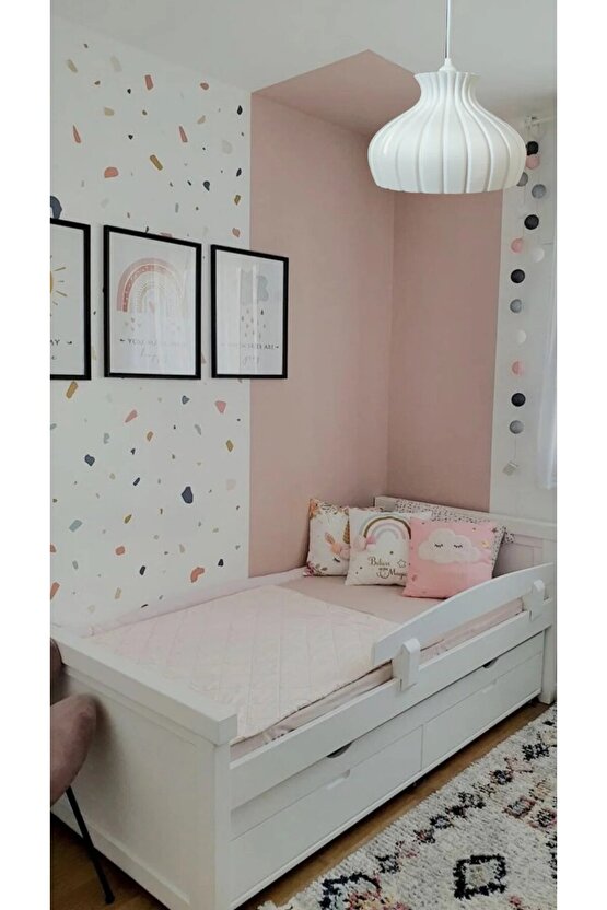 Curve Beyaz Tekli Avize Yatak Odası, Mutfak, Oturma Odası Tasarım Tekli Sarkıt Avize (PLASTİK)