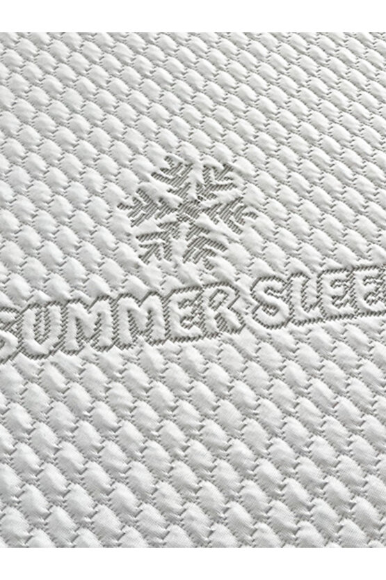 FRESH Yazlık & Kışlık Çift Taraflı Yatak -Çıkarılabilir ve Yıkanabilir Fermuarlı Kılıflı