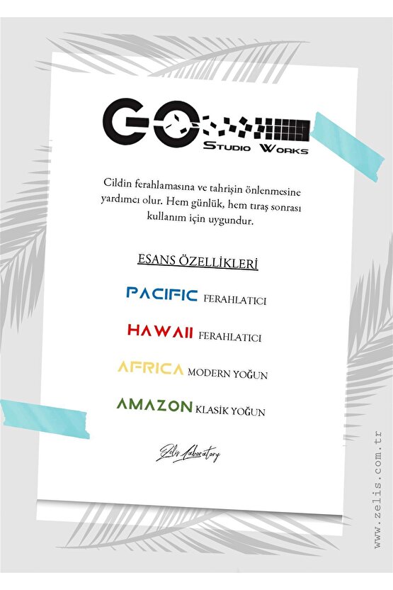T - Tıraş Kolonyası HAWAII 750 ml.