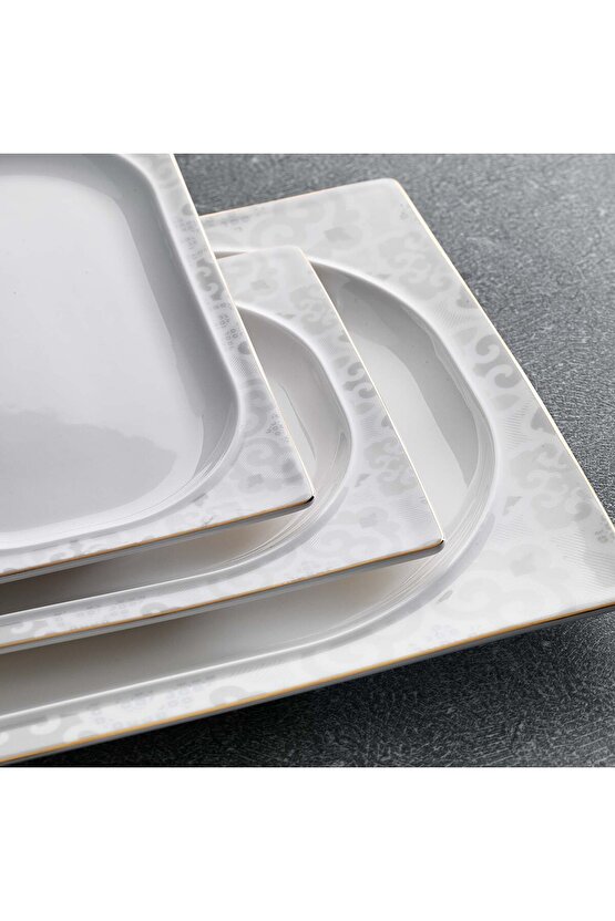 Glamor Point Yemek Takımı 60 Parça-Beyaz