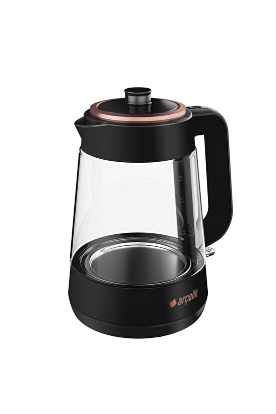 Cm 6964 S Resital Siyah 1900 W Cam Demlikli Çay Makinesi