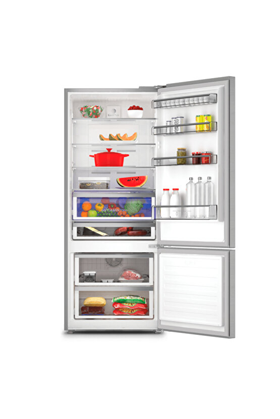 Nofrost Buzdolabı, 532 L, Vitaminzone Ve Fullfresh+ Teknolojisi, Inox Renk, 274532 Eı