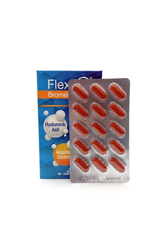 FlexAR Bromelain 30 Tablet 4lü Paket