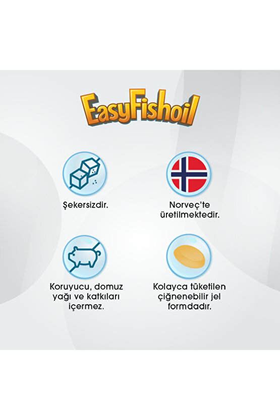 Easyfishoil Beta Glukan Çiğnenebilir 30 Jel Form