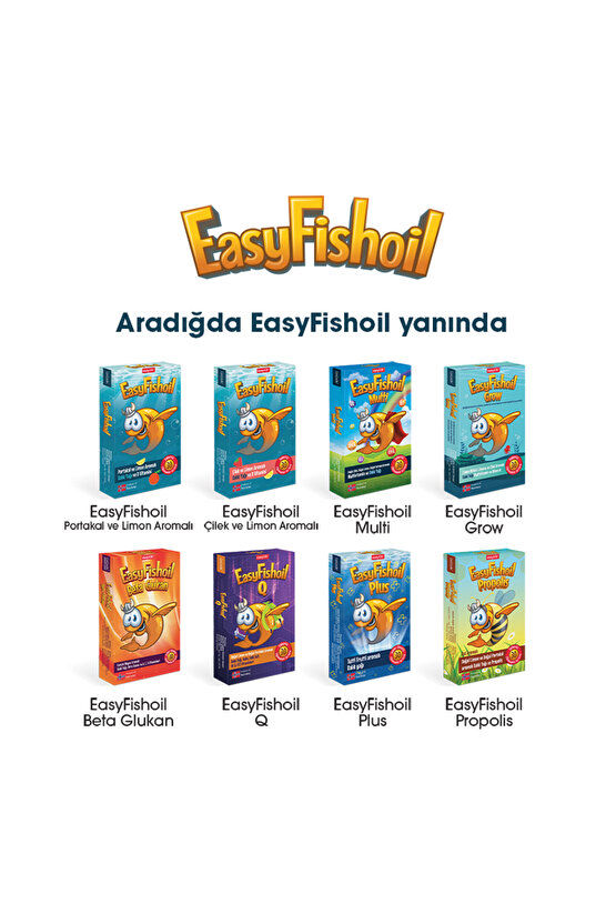 Easyfishoil Beta Glukan Çiğnenebilir 30 Jel Form