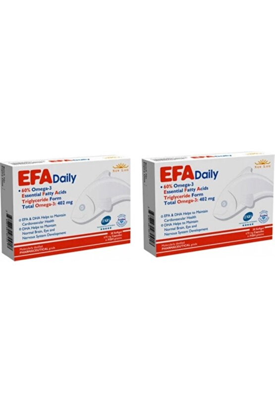 Efa Daıly 30 Kapsul 2 Adet