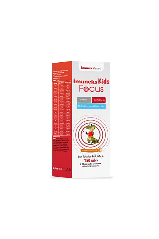İmuneks Kids Focus Şurup 150 ml