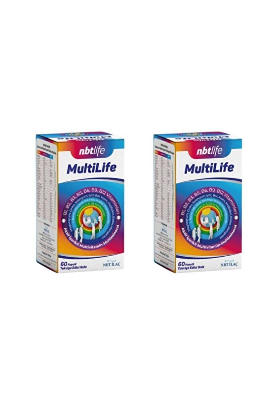 Multilife 60 Kapsül 2 Adet