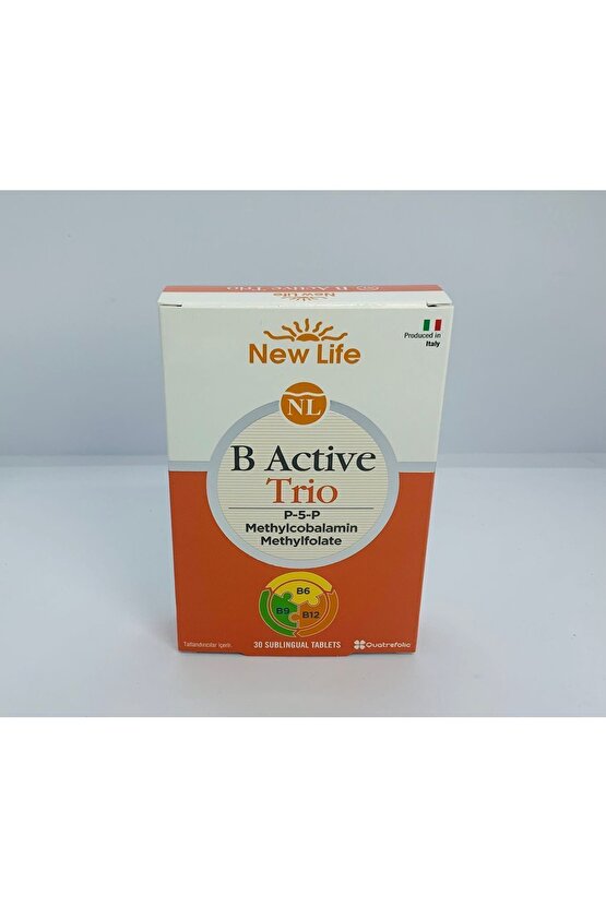 B Active Trio 30 Dilaltı Tablet 3 Adet