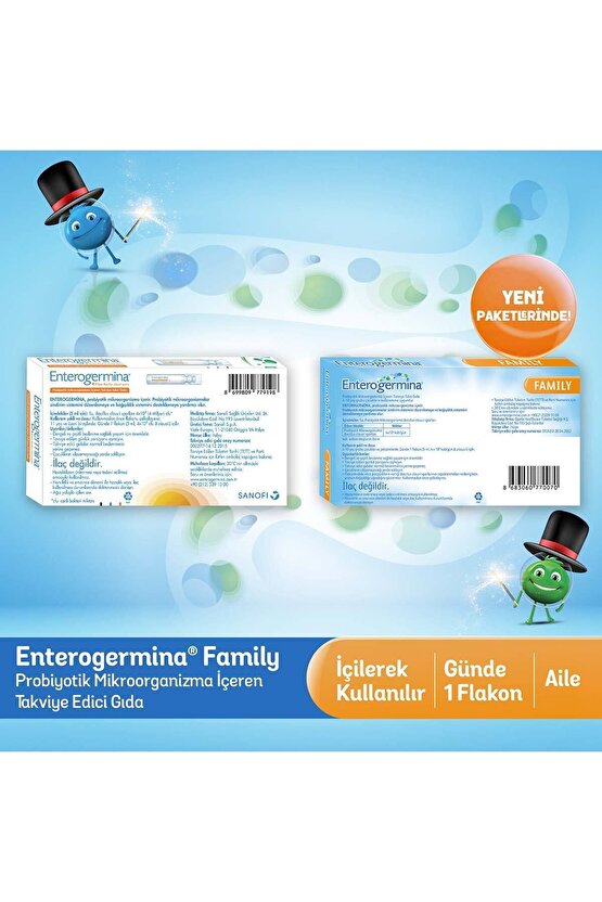 Enterogermina Family 5 ml x 20 Flakon 2 Adet