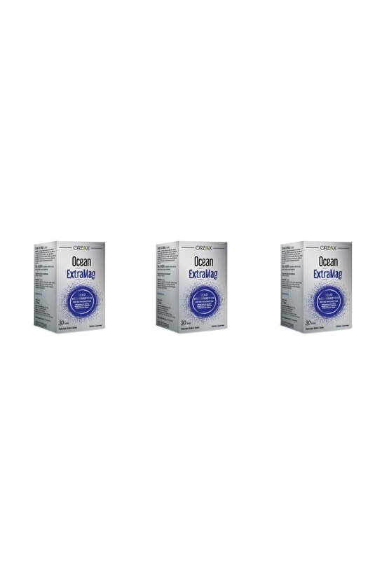 Ocean Extramag 200 Mg Magnezyum 30 Tablet 3lü Paket