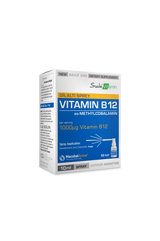 B12 Dil Altı Spreyi 10 ml