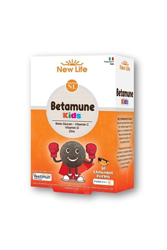 Betamune KIDS 30 Çiğneme Tableti 7640128141433