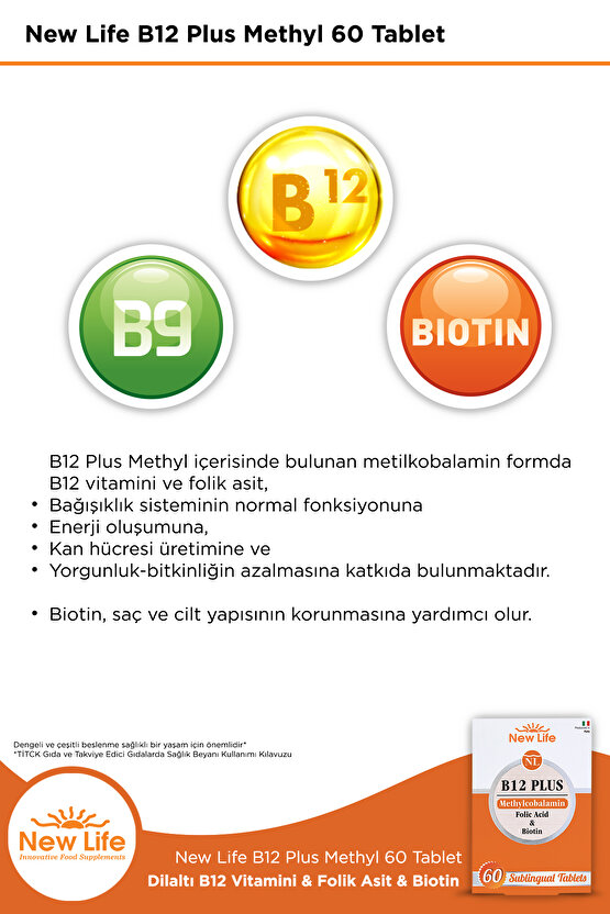 B12 Plus 60 Tablet