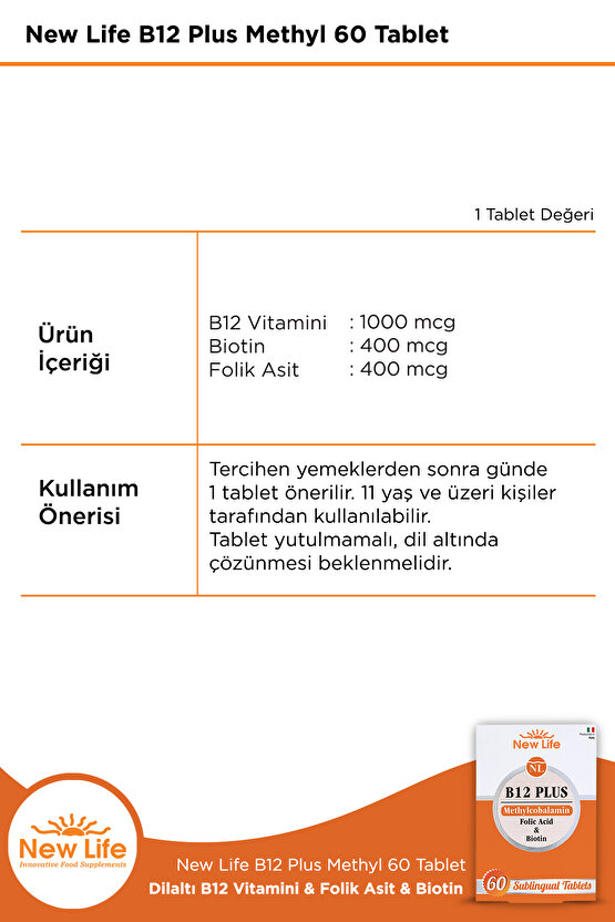 B12 Plus 60 Tablet