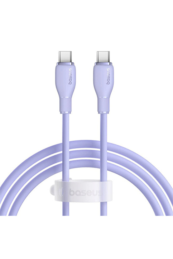 Pudding Serisi Süper Hızlı Şarj ve Data Kablosu Type-C - Type-C 100W, 1.2m