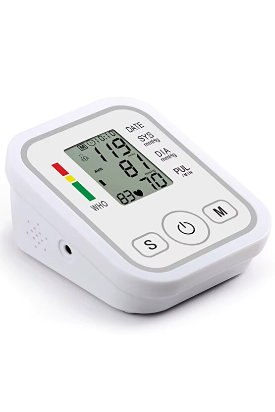 Dijital Kol Tipi Tansiyon Aleti – Otomatik Ölçüm, Geniş Ekran, Hafızalı ve Taşınabilir Tasarım