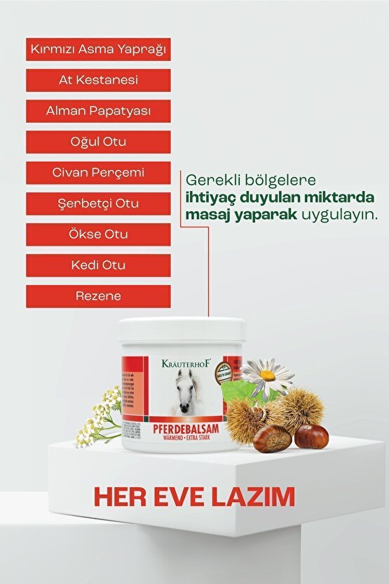 At Kestanesi Masaj Jeli 250 ml X 2 Adet